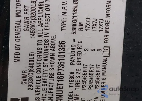 2003 Isuzu Ascender S из США, поврежденный, VIN 4NUET16P736101386